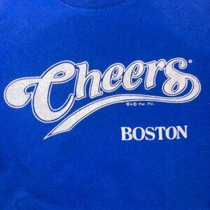 Vintage Cheers Boston Blue T Shirt Fonzie 90s Size L